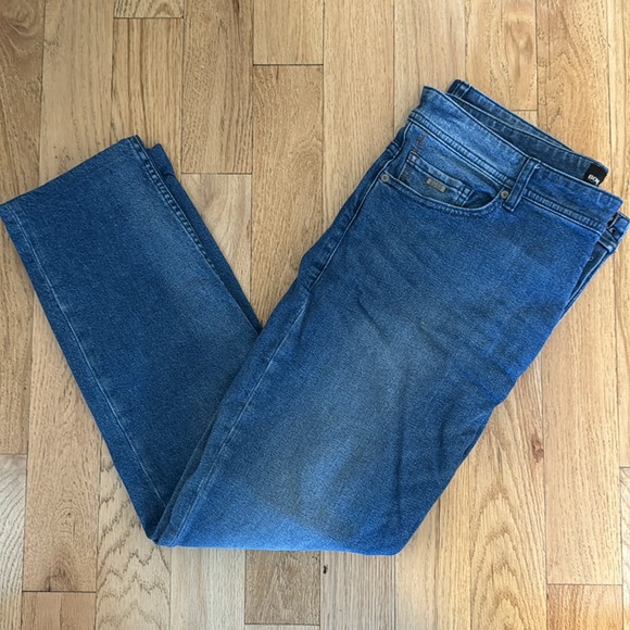 hugo boss mens tapered jeans